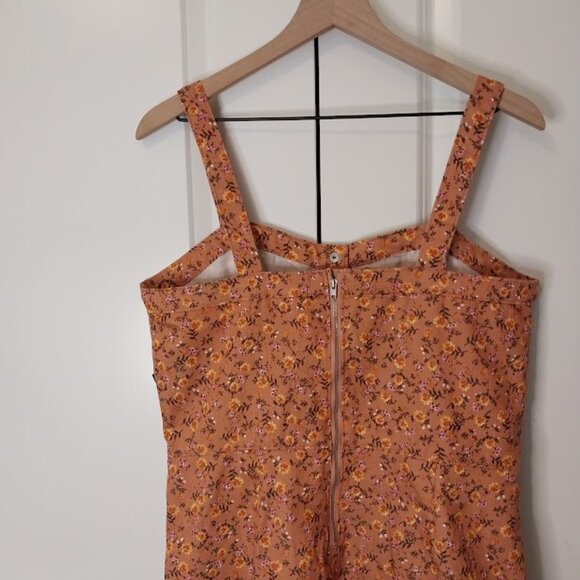 No Boundaries Juniors Button Front Pinafore - Picture 8 of 10